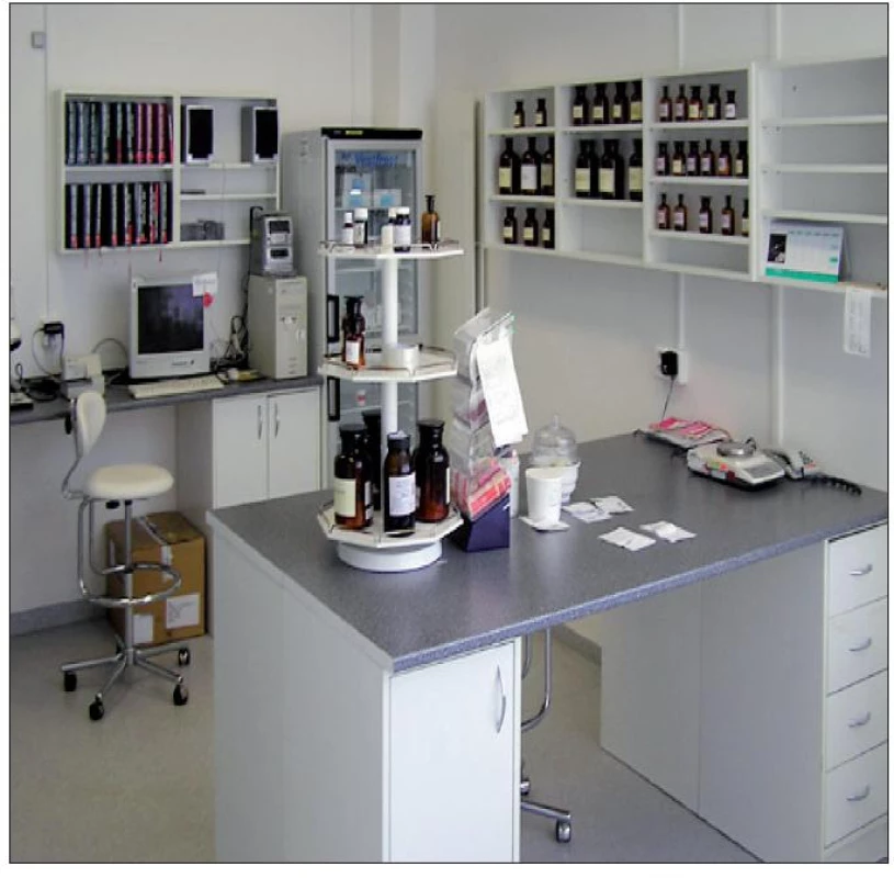 Laboratoř pro výrobu individuálně stanovených přípravků