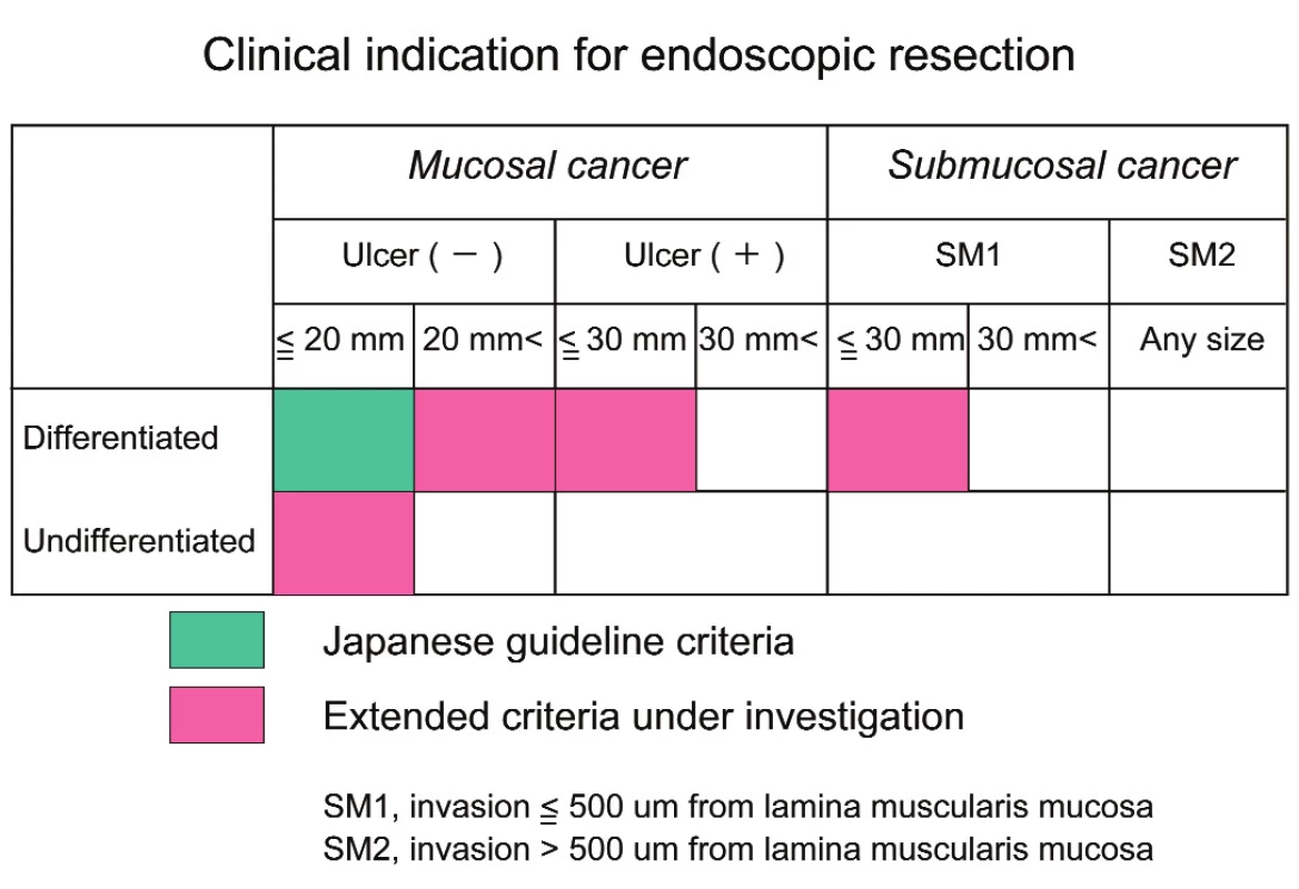 Clinical indication for endoscopic resetion