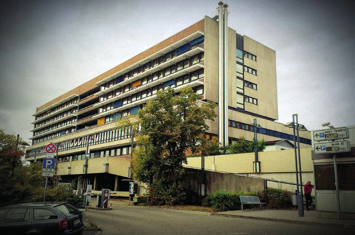 Nemocniční areál Kopfklinik.