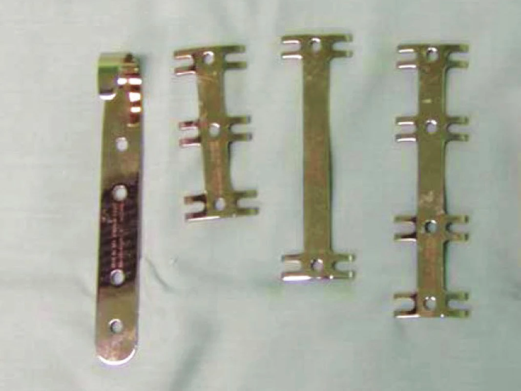 Instrumentárium MEDIN
Fig. 9: MEDIN plates