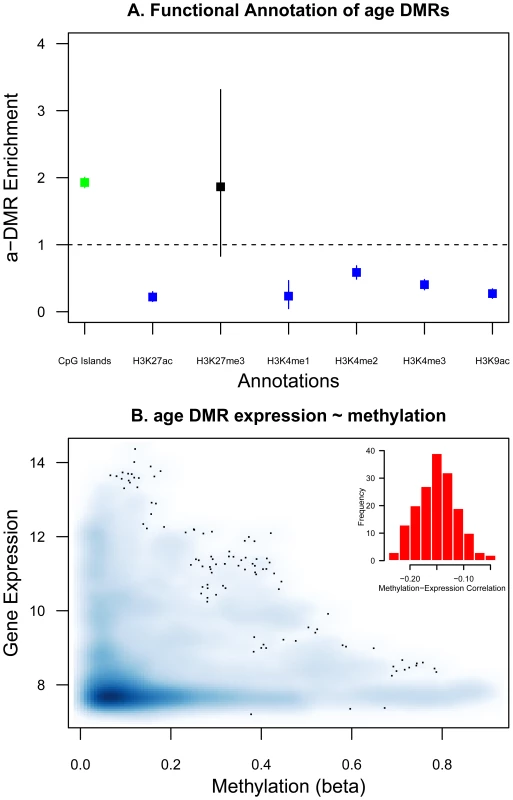 Functional characterization of a-DMRs.