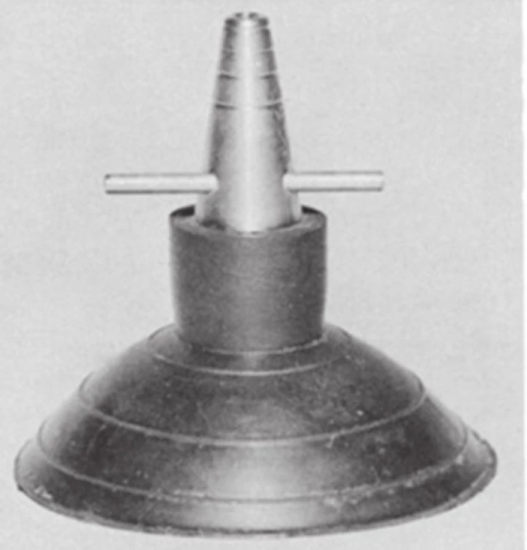 Podtlakový zvon – tzv. Cape Town Limpet
Fig. 2: The vacuum bell – so-called “Cape Town Limpet”