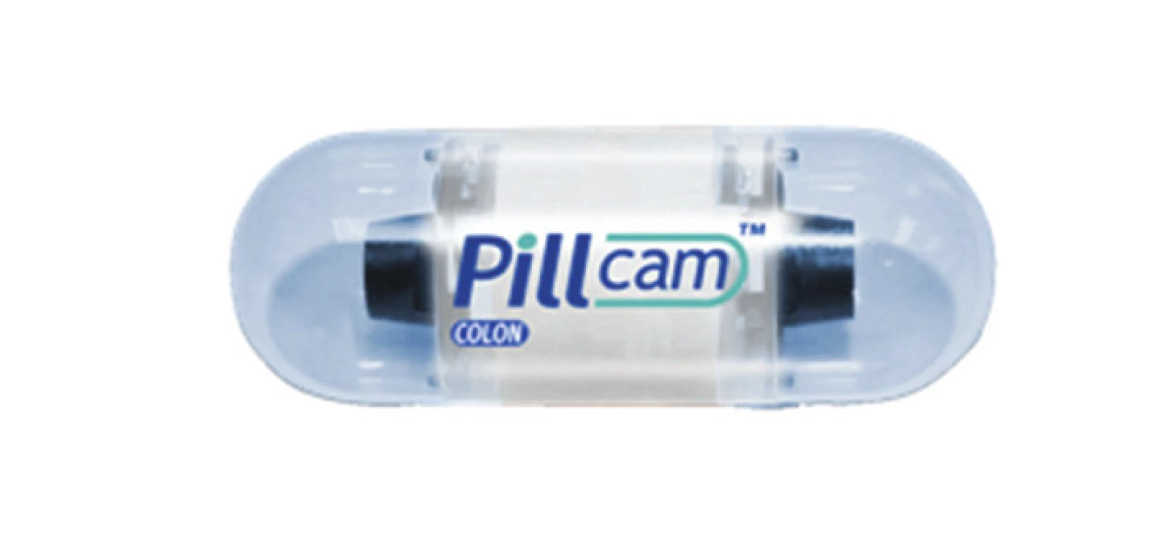 Druhá generace kolonické kapsle PillCam &lt;sup&gt;®&lt;/sup&gt;
Fig. 1: Second generation of the PillCam&lt;sup&gt;®&lt;/sup&gt;colon capsule