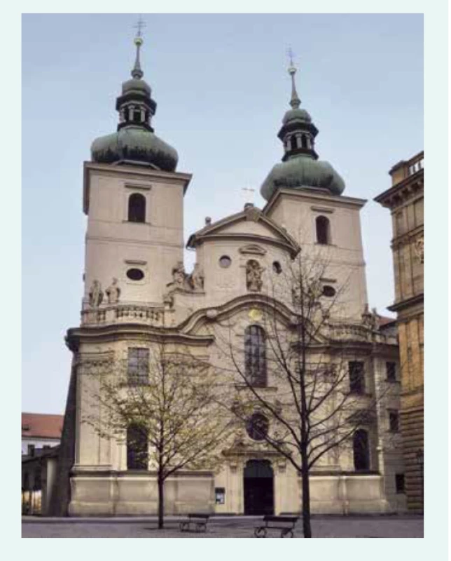 Kostel sv. Havla – místo Ottova křtu (1849)