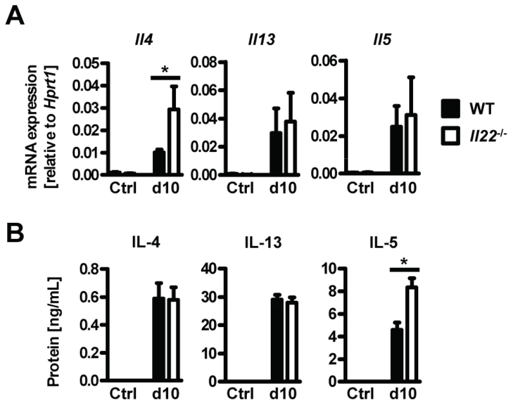 <i>Il22</i><sup>−/−</sup> mice have normal Th2 responses.