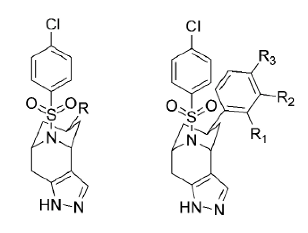 Bicyklické sulfonamidové pyrazoly