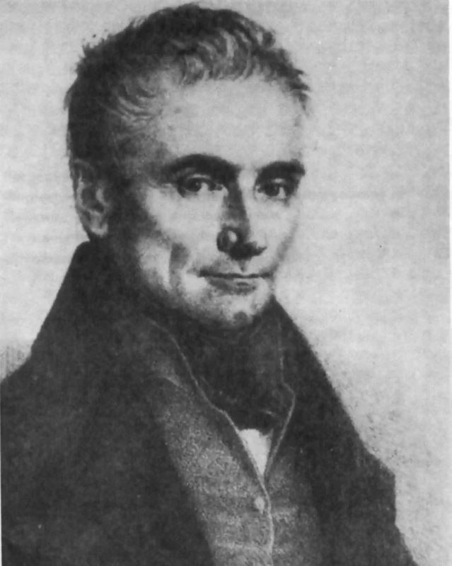 Jan Evangelista Purkyně, předloha pro litografii J. Šíra z roku 1837