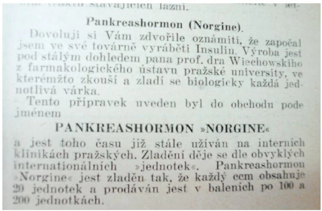 Časopis lékařův českých z roku 1923, č. 49, s. 299