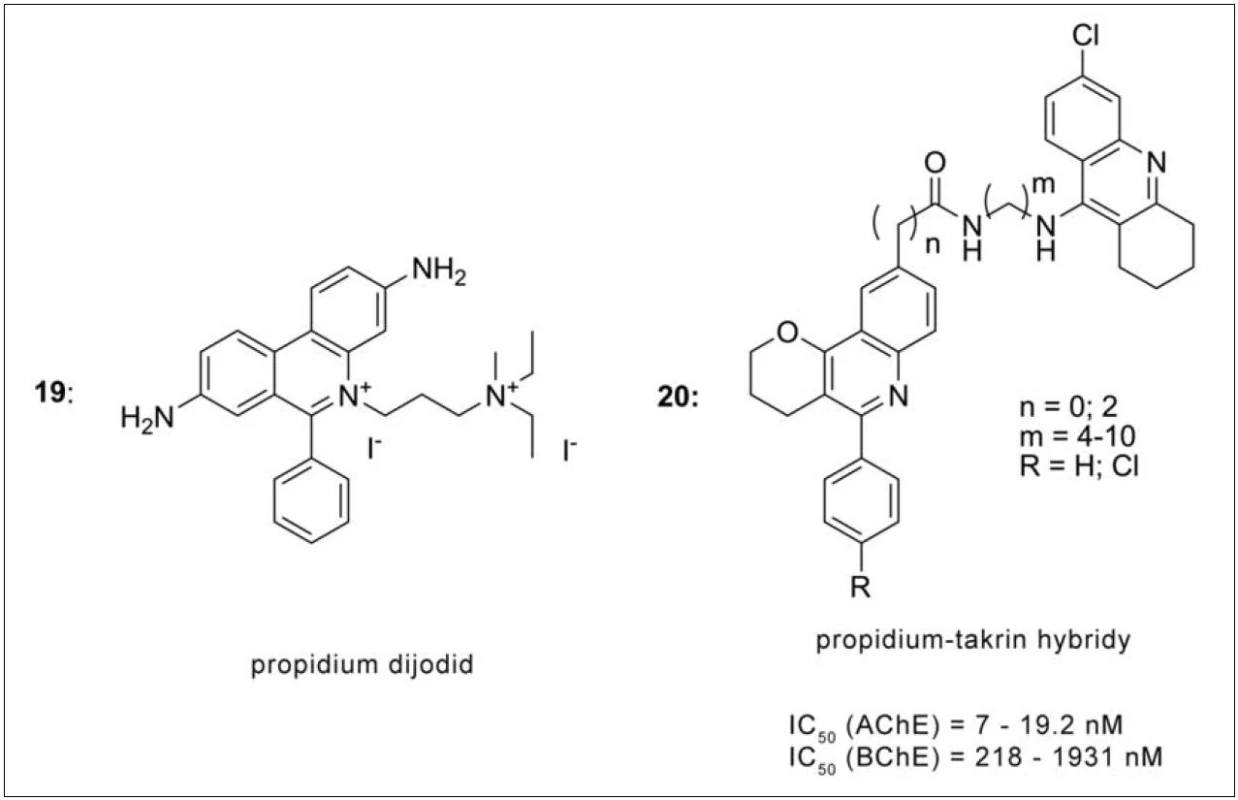 Deriváty propidia s 6-chlortakrinem