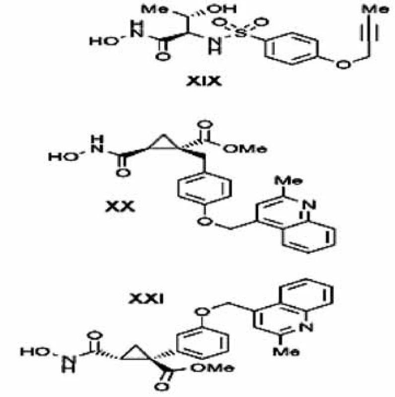 Cyklopropyl a alkinyl deriváty selektívnych inhibítorov TACE &lt;sup&gt;3)&lt;/sup&gt;