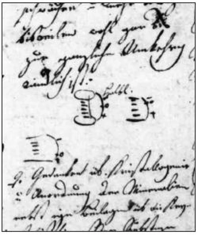 Purkyňuv rukopis a kresba v jeho deníku z doby studií dokazuje jeho zájem o fyziku.