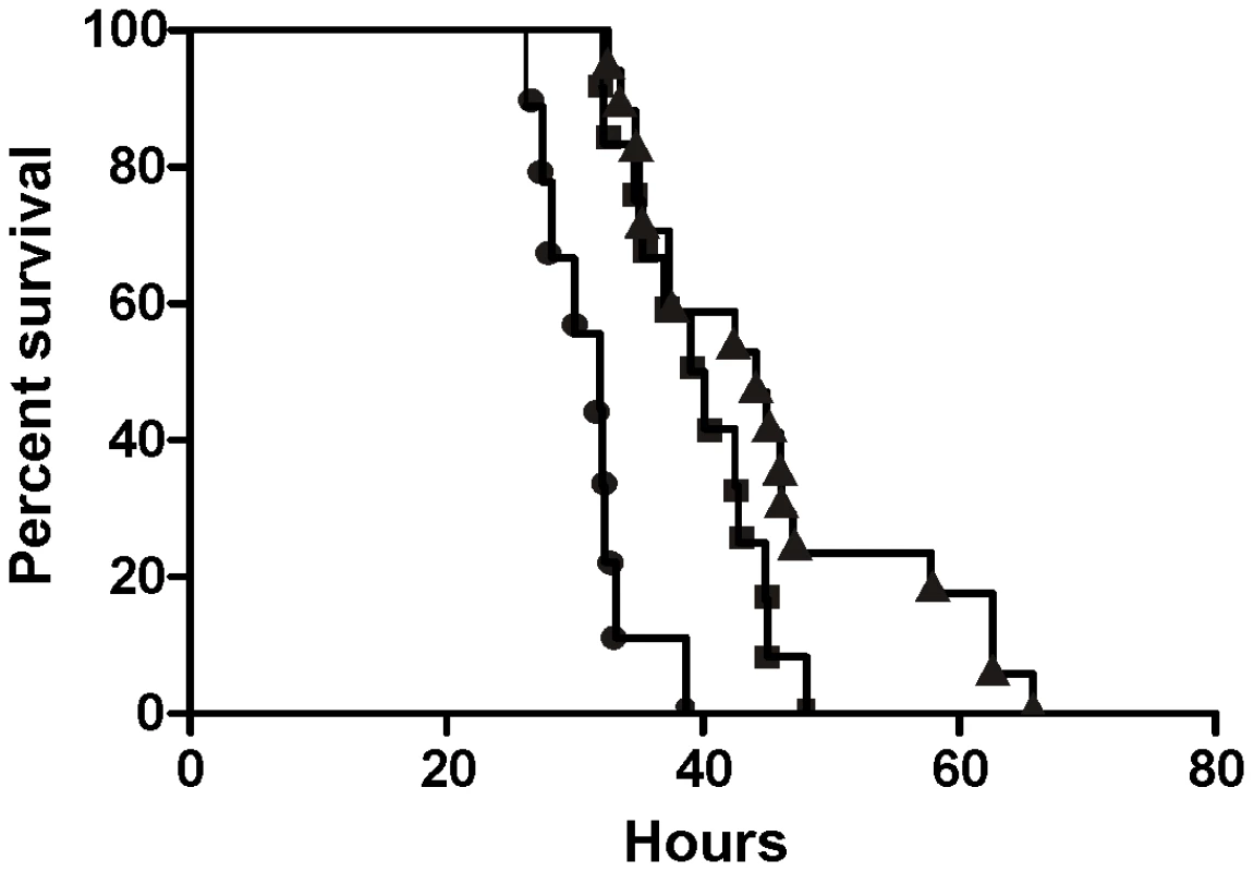 Virulence of <i>C. difficile</i> wild-type and <i>tcdC</i>-complemented strains in hamsters.
