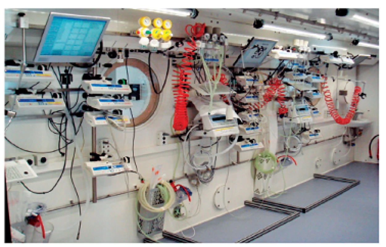 Vybavení hyperbarické komory certifikovanou zdravotnickou technikou pro ošetření pacientů v režimu intenzivní péče – 0 Univerzitní nemocnice v Lille