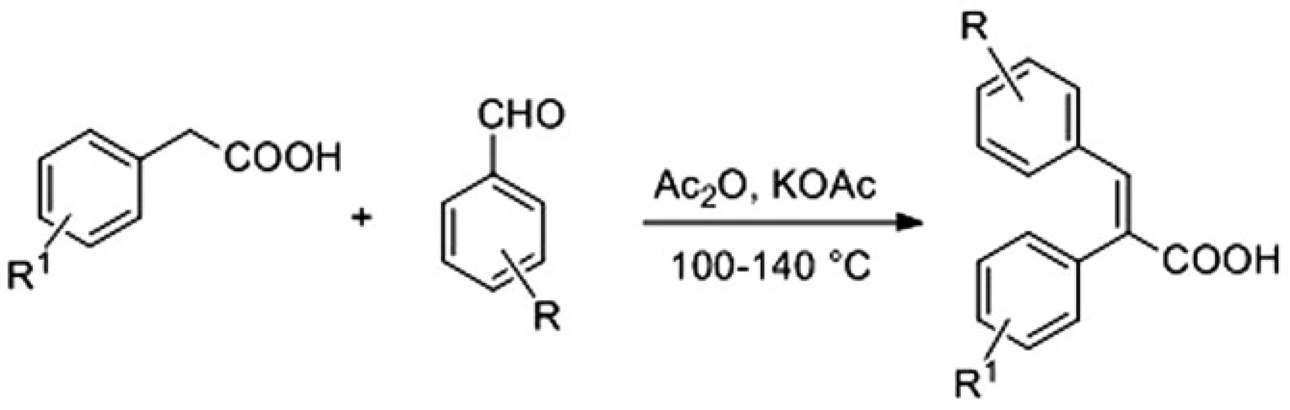 Synthesis of α-arylcinnamic acids