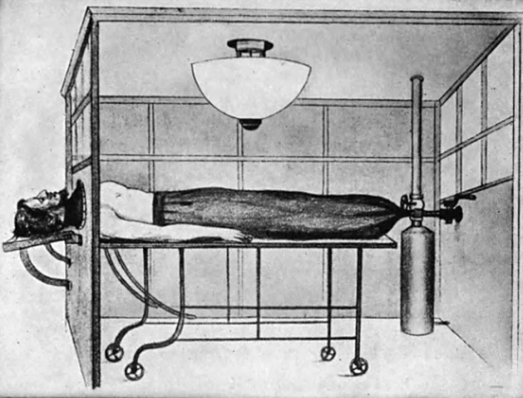 Nízkotlaká komora, používaná v Univerzitní nemocnici ve Wroclavi
Fig. 5: The low-pressure chamber, used in the University Hospital in Wroclaw