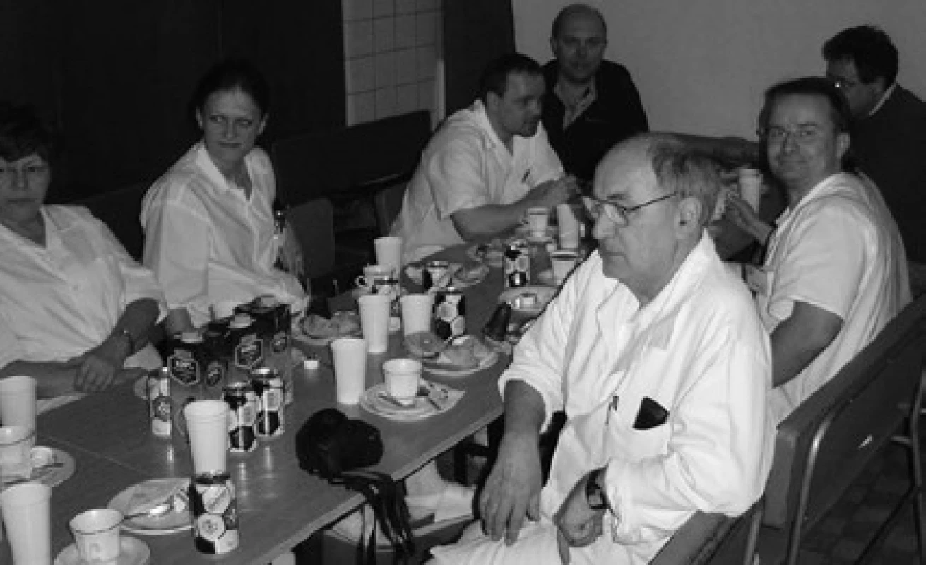 As. Droppa na semináři s kolegy z Urologické
kliniky LF UK Plzeň v roce 2004