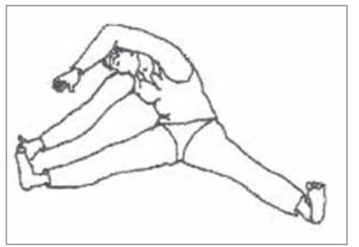 Cvik meridiánu pečene<br>
Fig. 24. Liver meridian exercise