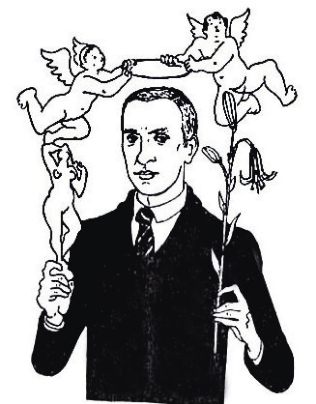 Jaroslav Durych v kresbě V. H. Brunnera
