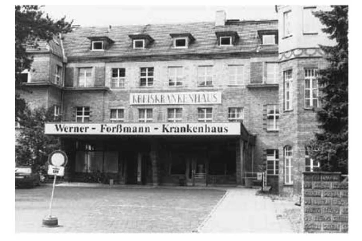 Nemocnica v Eberswalde pomenovaná na počesť W. Forssmanna.