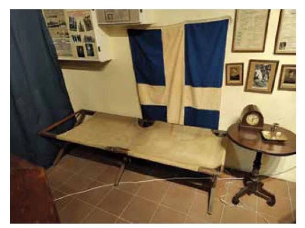 Nástroje a vybavení G. Patelise, užívané při vojenské
službě za 2. světové války