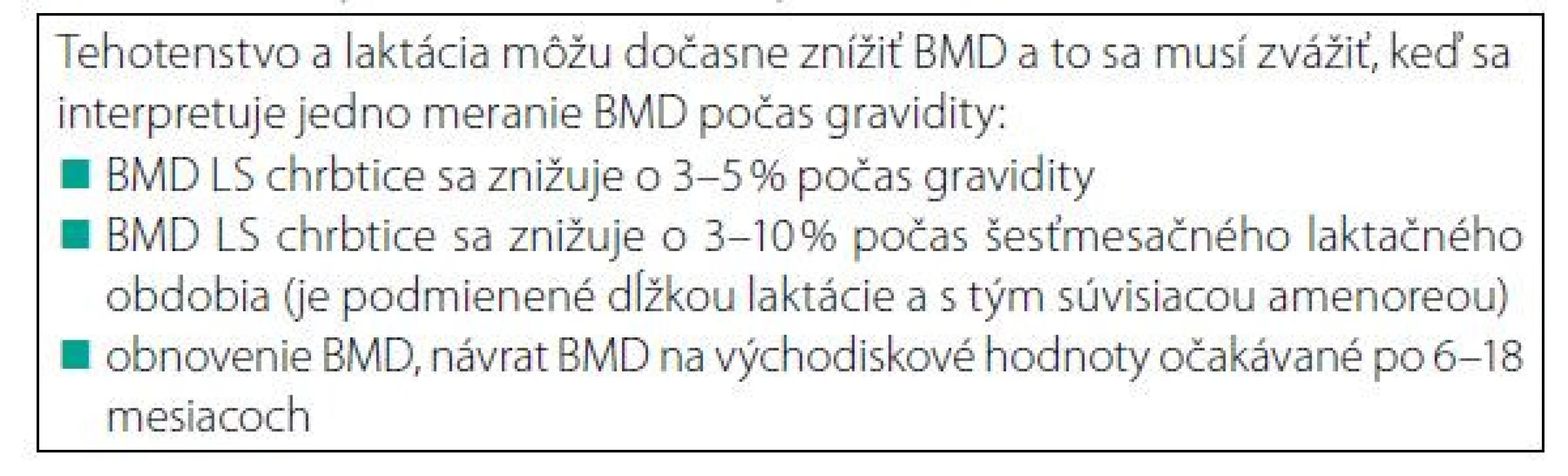 Zmeny BMD počas gravidity (60)