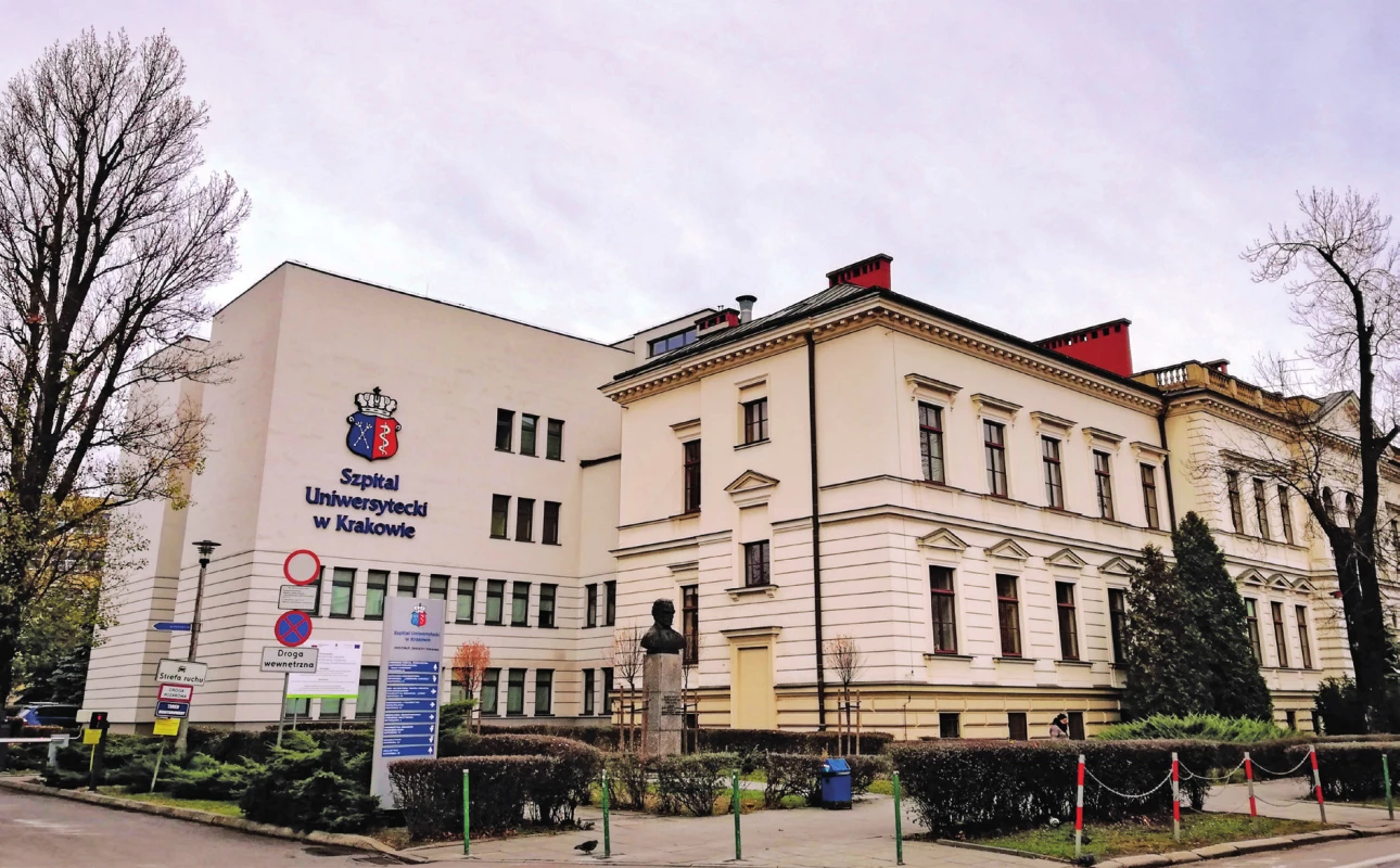 Univerzitní nemocnice v Krakově.
