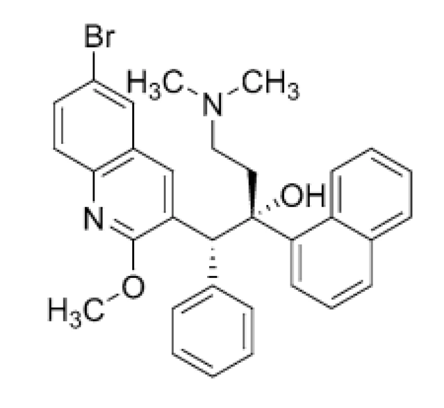 Chemical structure of bedaquiline (BDQ; 1)