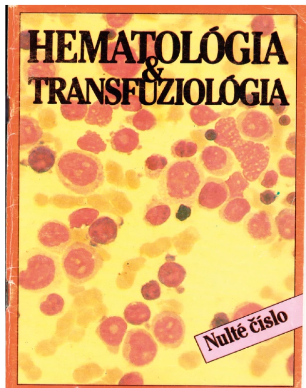 Slovensko-český časopis Hematológia – transfuziológia