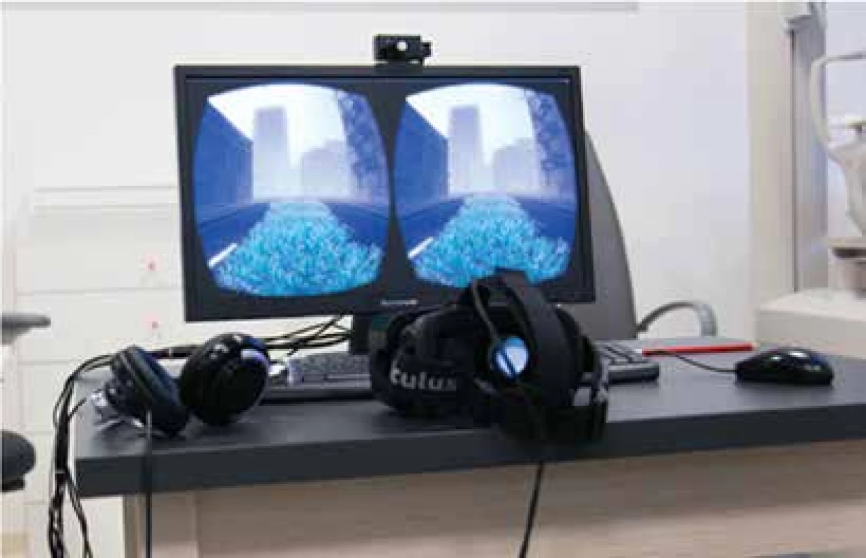 Systém virtuálnej reality (Oculus Rift, USA)