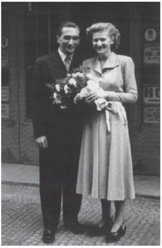 Novomanželé
Adamovi
– Vlasta
a Ervín
(Praha, 1951)