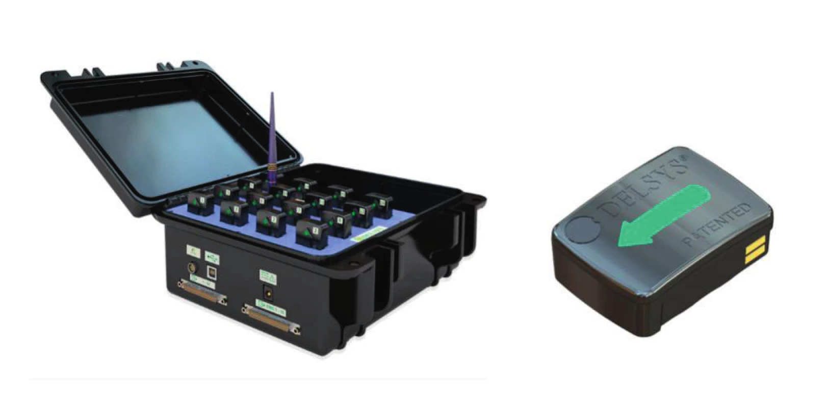 Povrchové EMG Delsys Tringo Wireless Systema Trigno Flex EMG senzor.