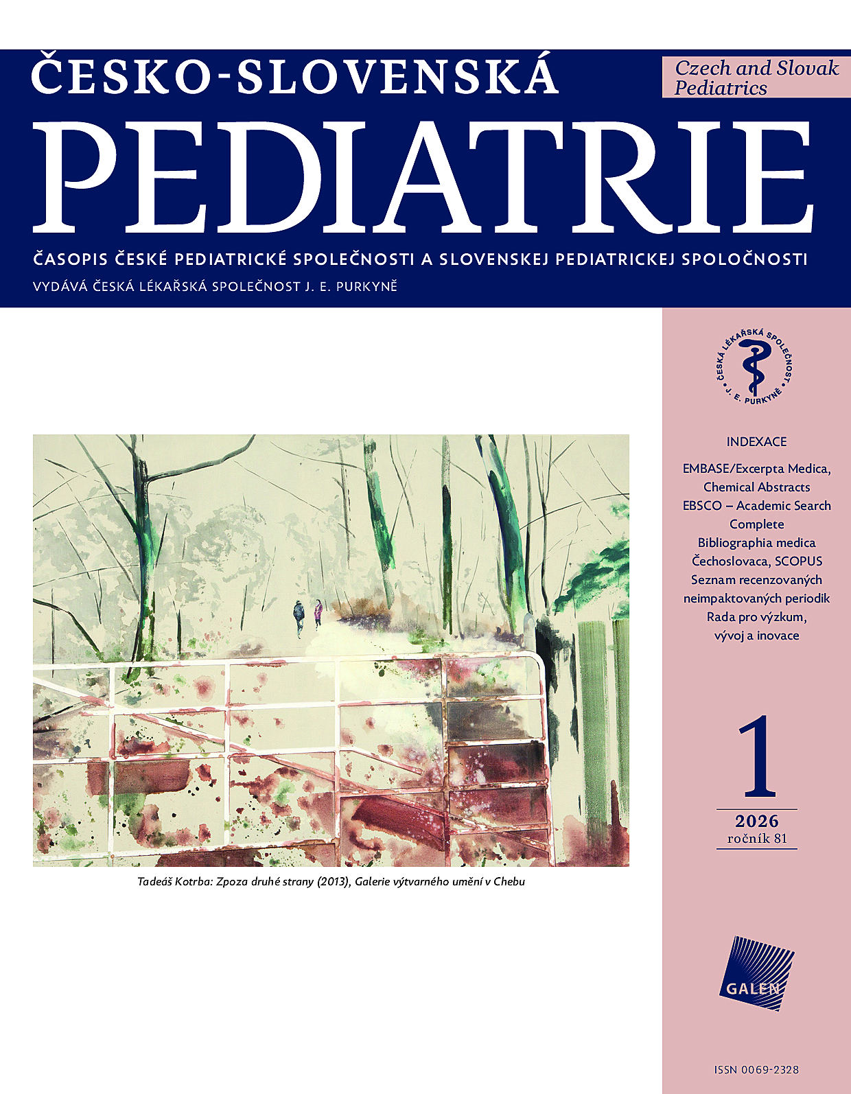 Czech-Slovak Pediatrics